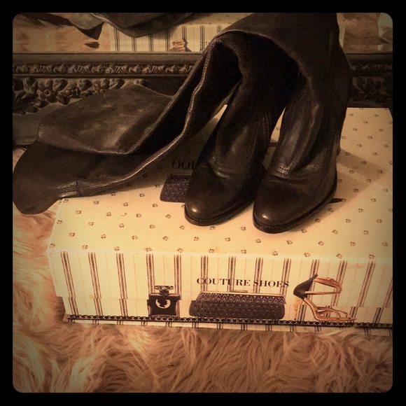 🎈$55clearance leatheroverknee/foldunder size 7 - Picture 2 of 4